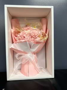 pink and white
