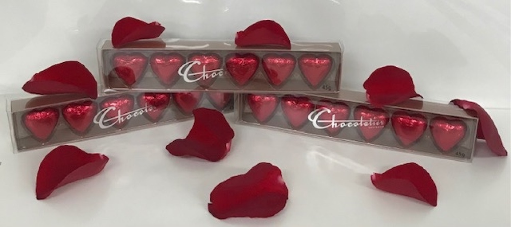 chocolatier hearts (6 pack)