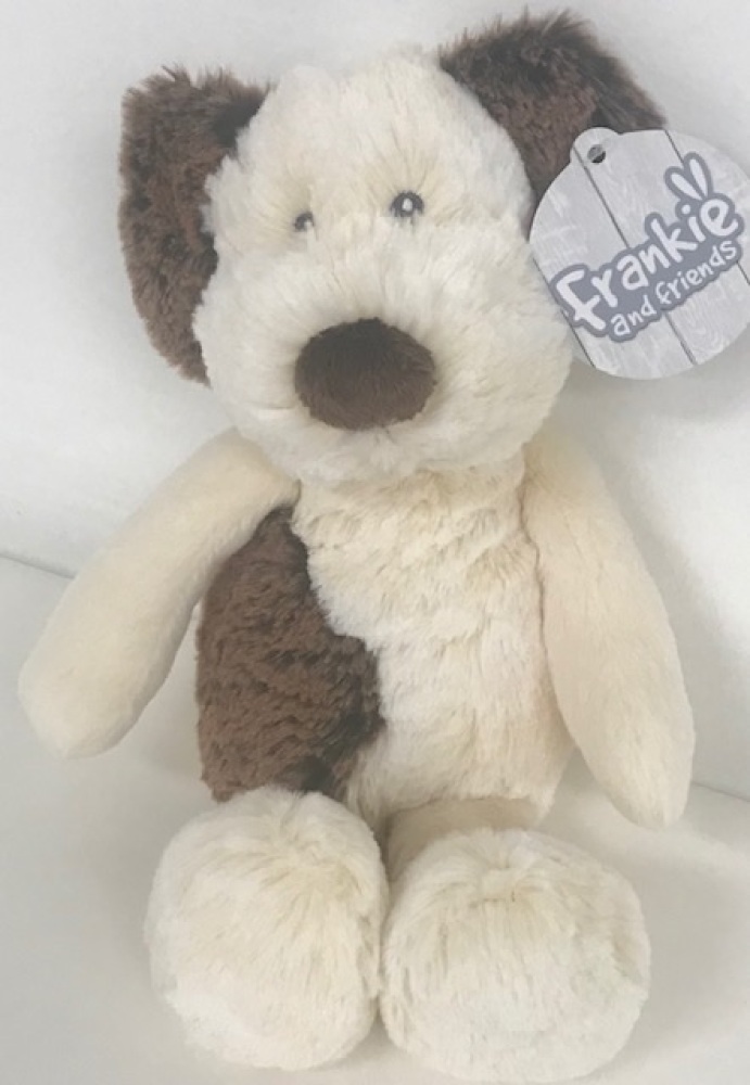 Frankie the dog plush toy