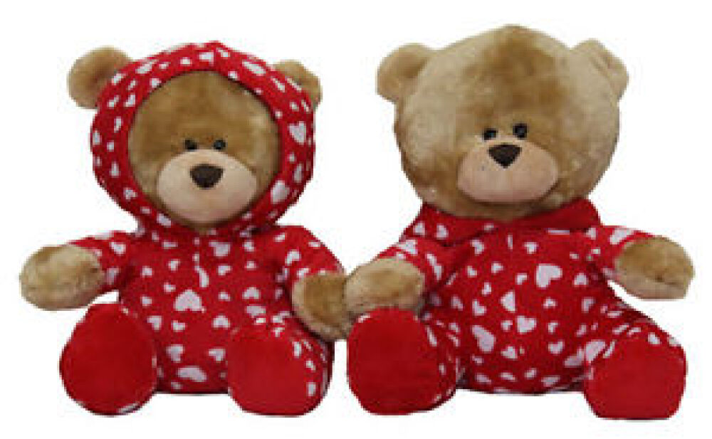 Valentine Teddy in Pajamas