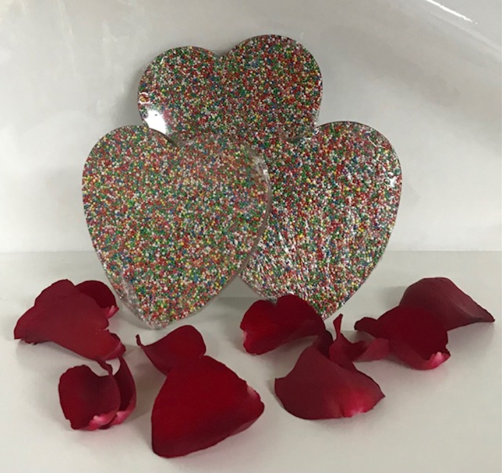 freckled hearts chocolate